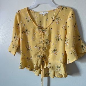 Yellow blouse
